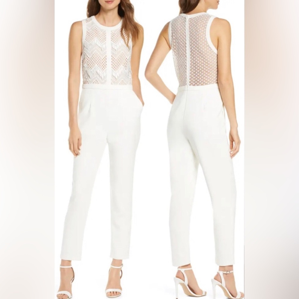 Adelyn Rae ✨️ White Woman’s Jumpsuit Size S